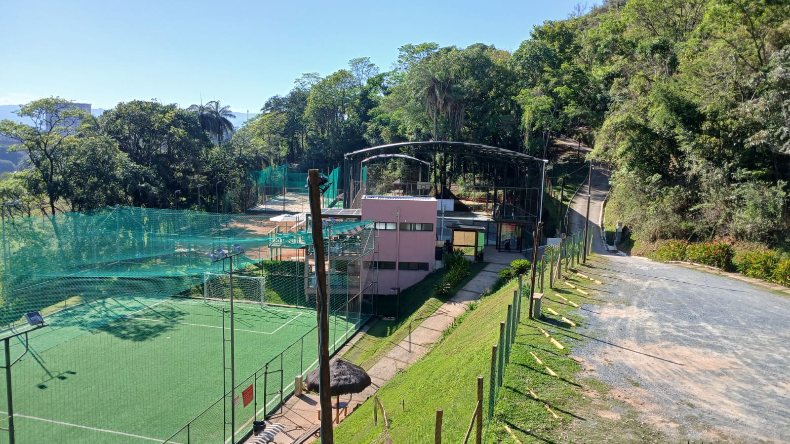 Centro de convivencia do condominio em nova lima