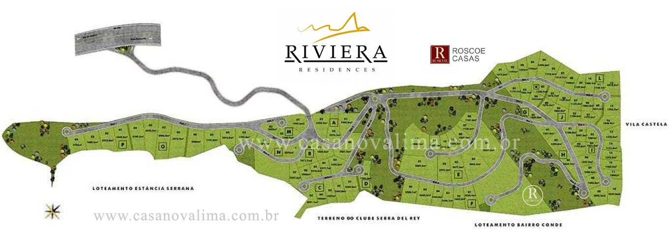 masterplan condominio riviera nova lima