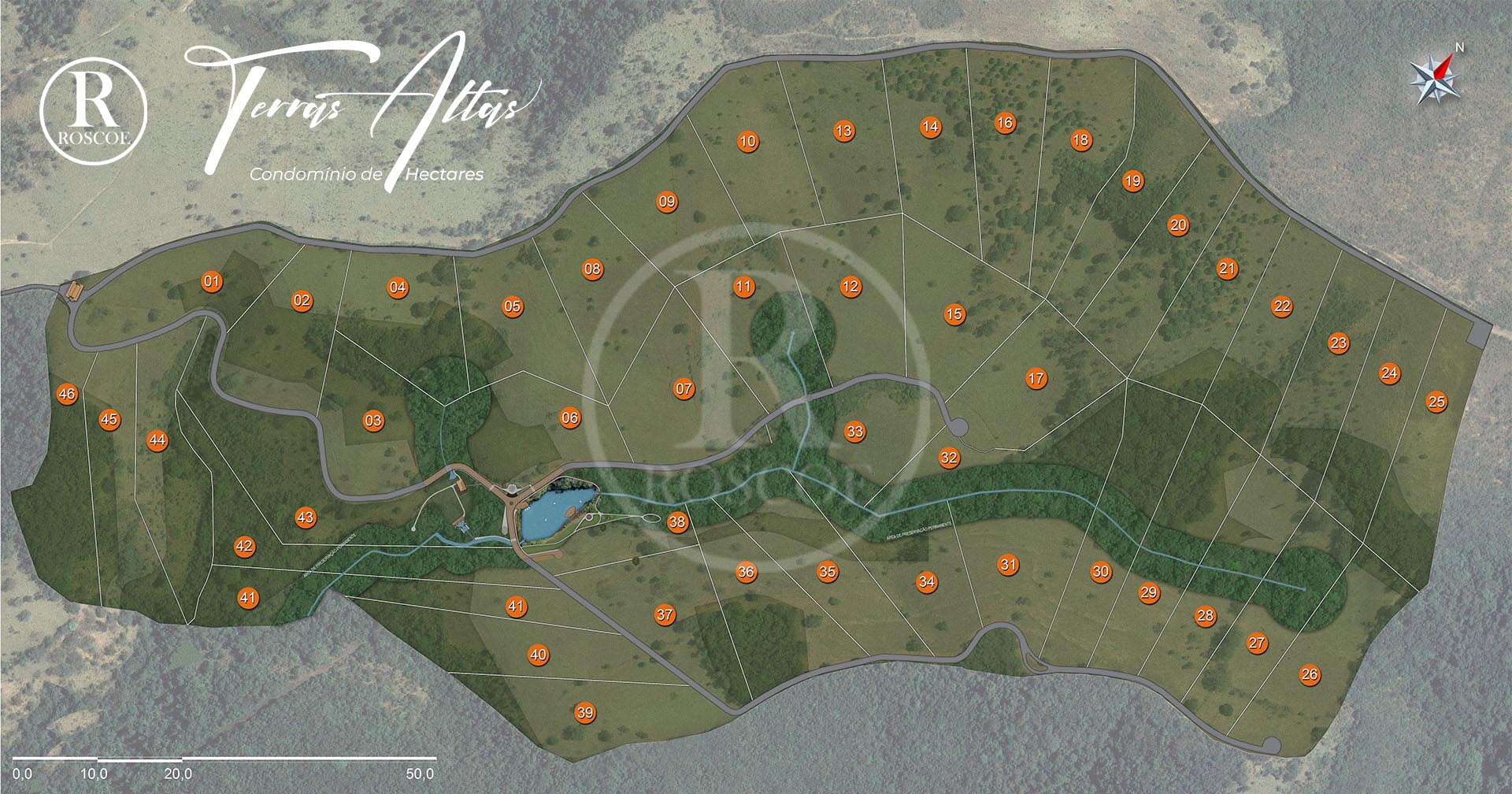 masterplan do Terras altas