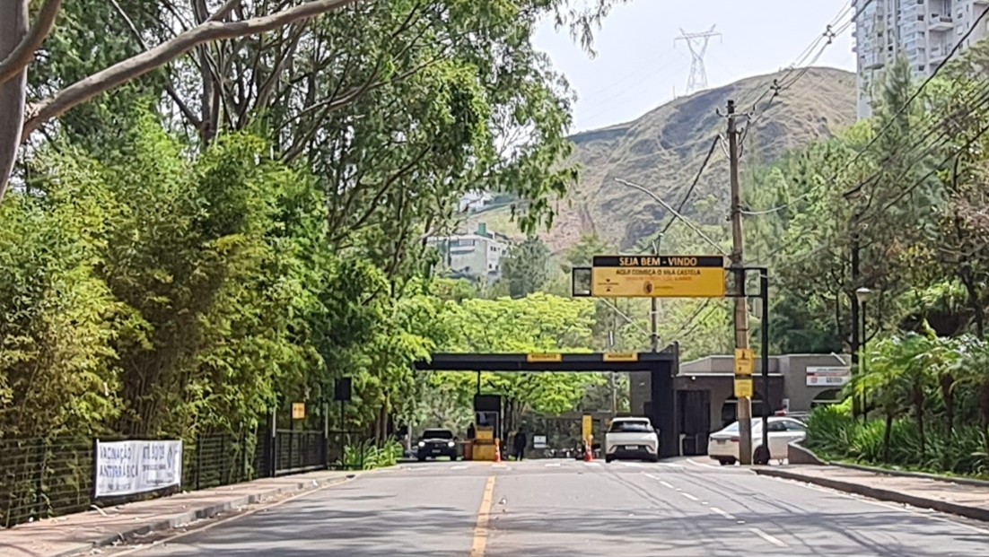 Portaria do Vila Castela em Nova Lima