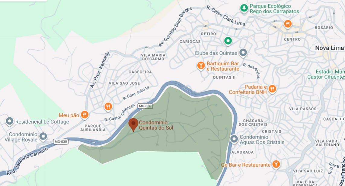 condominio em nova lima na MG 030