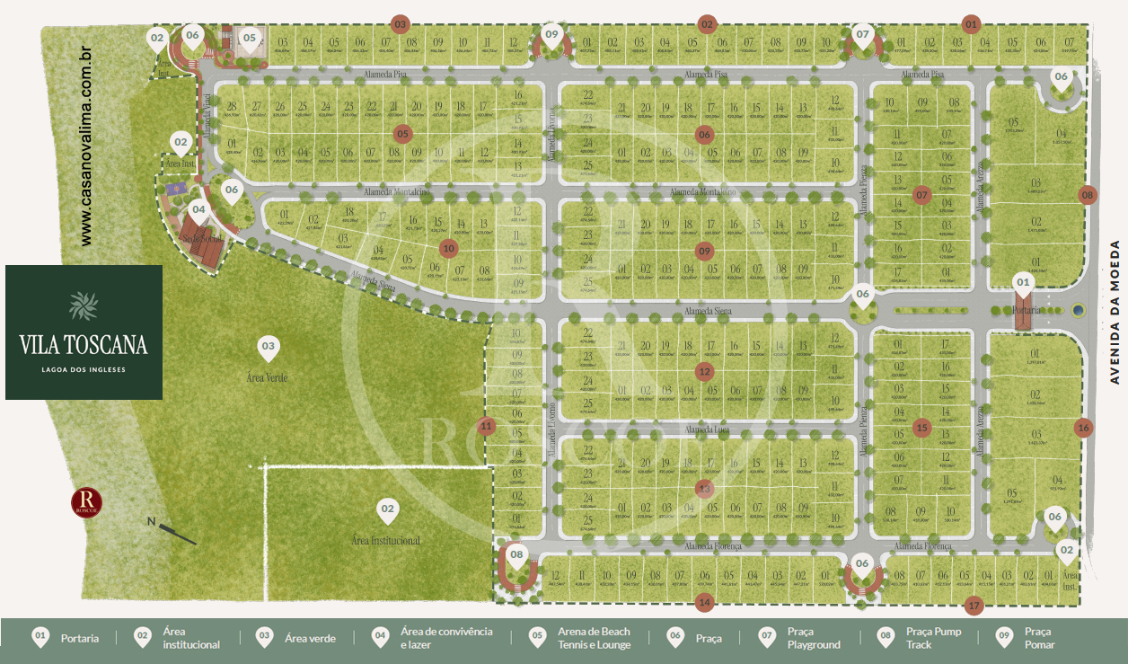 masterplan vila toscana lagoa dos ingleses