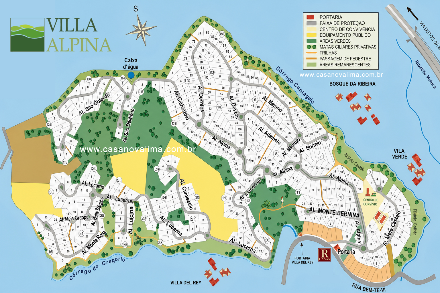masterplan do villa alpina