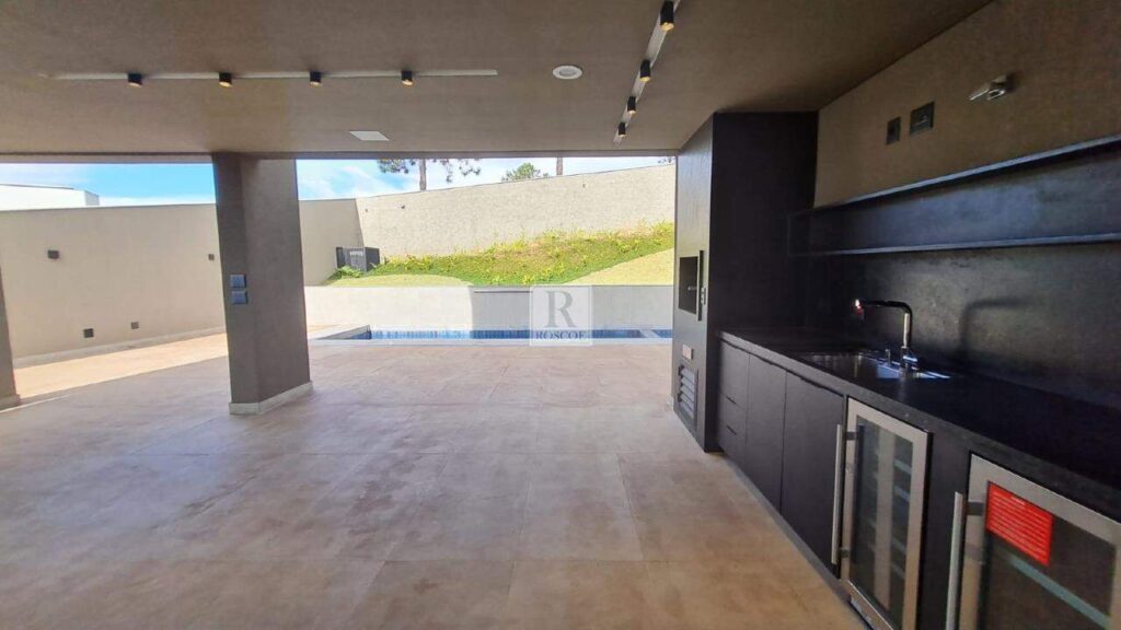 Casa moderna no Alphaville Lagoa dos Ingleses com 4 suítes
