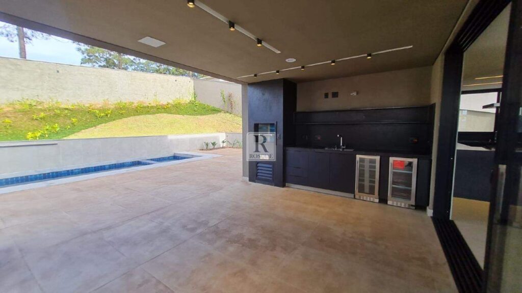 Casa moderna no Alphaville Lagoa dos Ingleses com 4 suítes