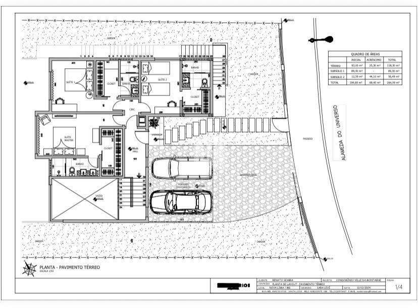 Casa à venda no Ville de Montagne em construção com 3 suítes