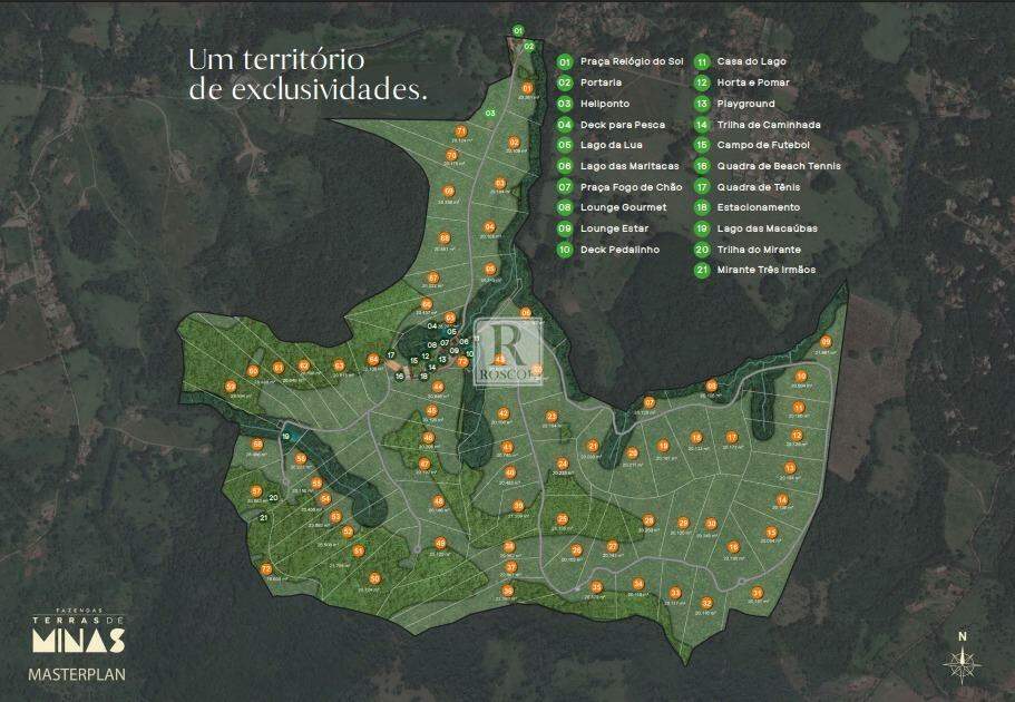 Terreno de 20,13 hectares no Fazendas Terras de Minas
